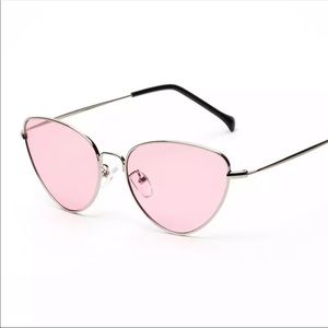 Cat Eye Women Sunglasses Tinted Color Lens